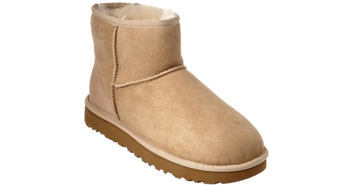 Lyst - UGG Classic Mini Ii Water-resistant Boot in Natural - Save 17%