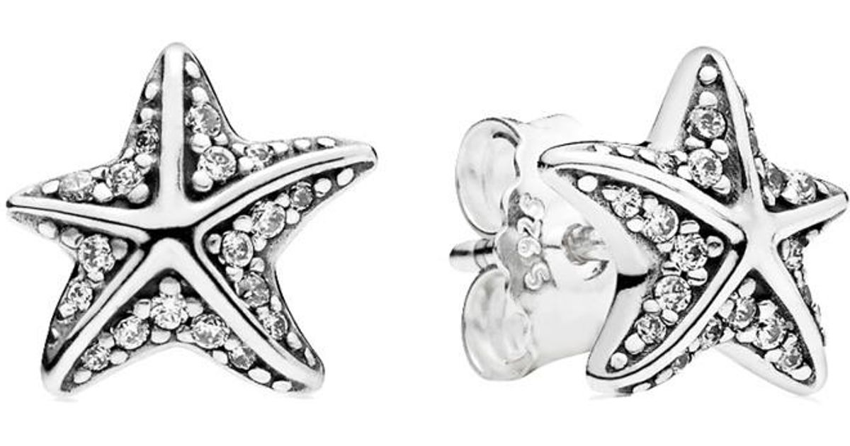Starfish earrings pandora Clearance