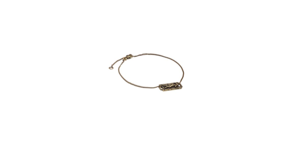 Lyst Saint Lau Razor Blade Bracelet For Men