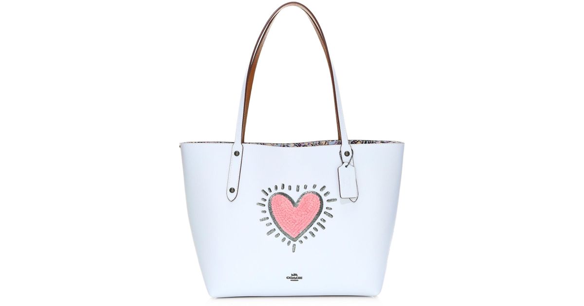 coach keith haring market tote