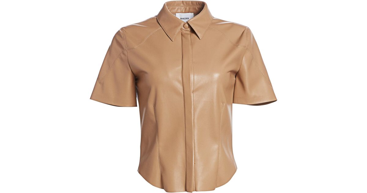 nanushka clare shirt