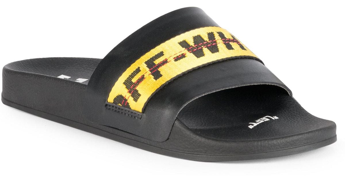 lyst off white c o virgil abloh industrial belt slides in black