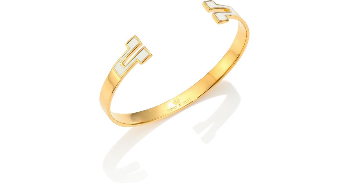 Lyst Tory Burch Tunic T Cuff Bracelet In Red
