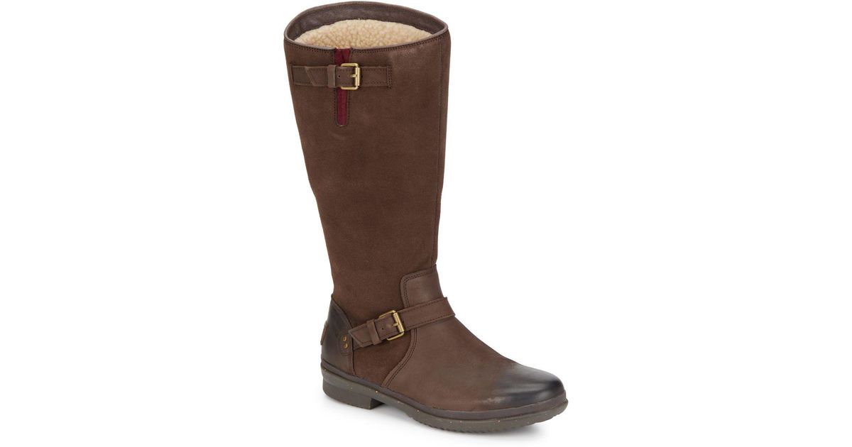 uggpure wool lined leather boot