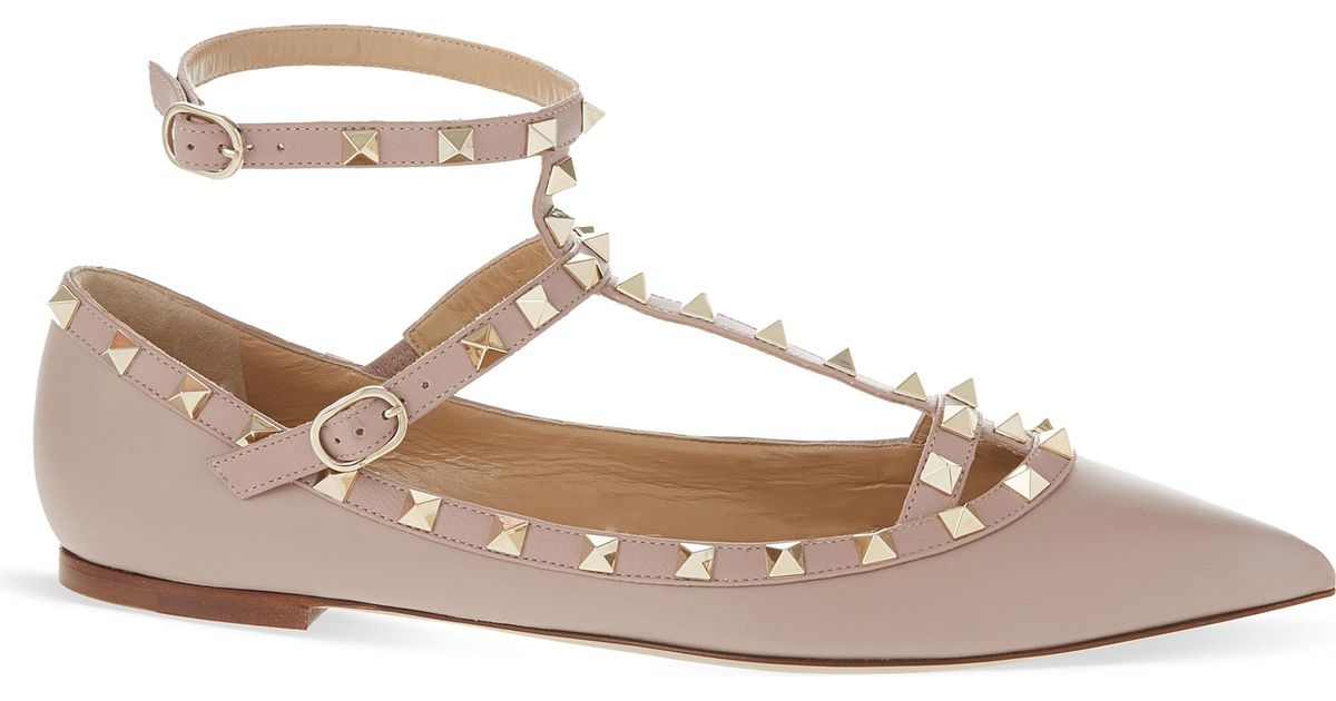 valentino nude flats
