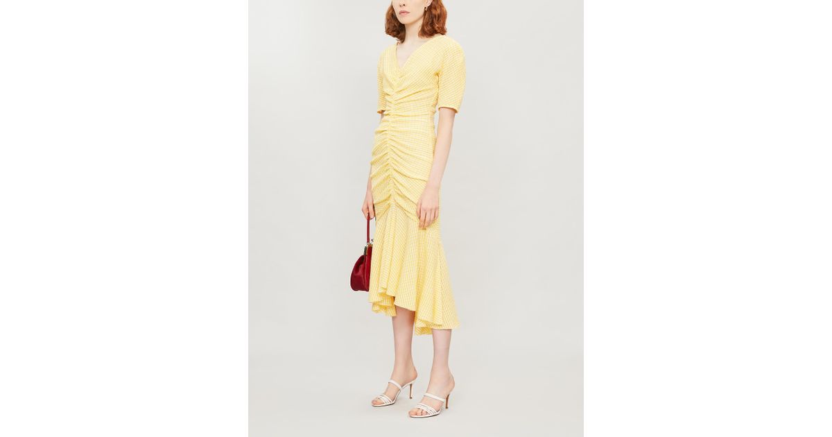 staud yellow dress