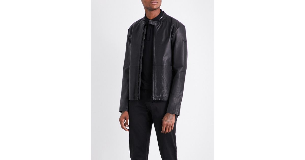 armani jeans black jacket