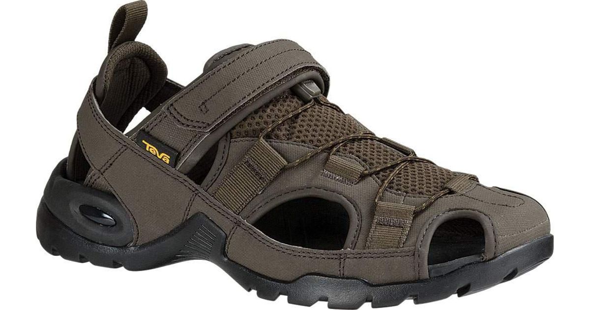 teva mens sandals closed toe