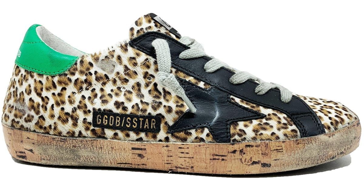 golden goose sneakers leopard