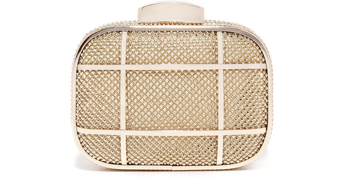 gold cage clutch