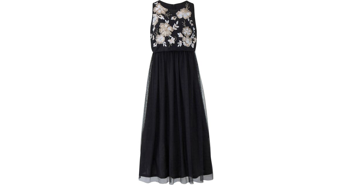 joanna hope embroidered maxi dress