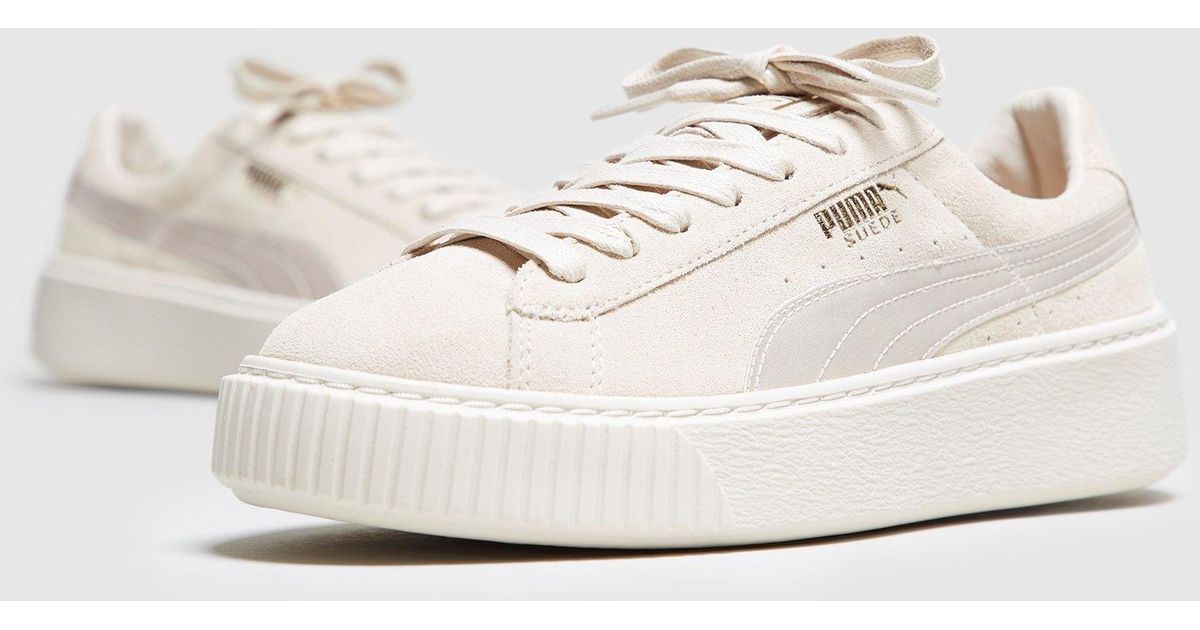 puma suede platform satin puma suede platform satin