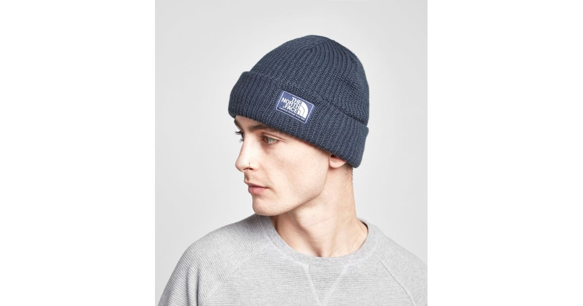 The North Face Salty Dog Beanie Hat In Blue For Men Lyst
