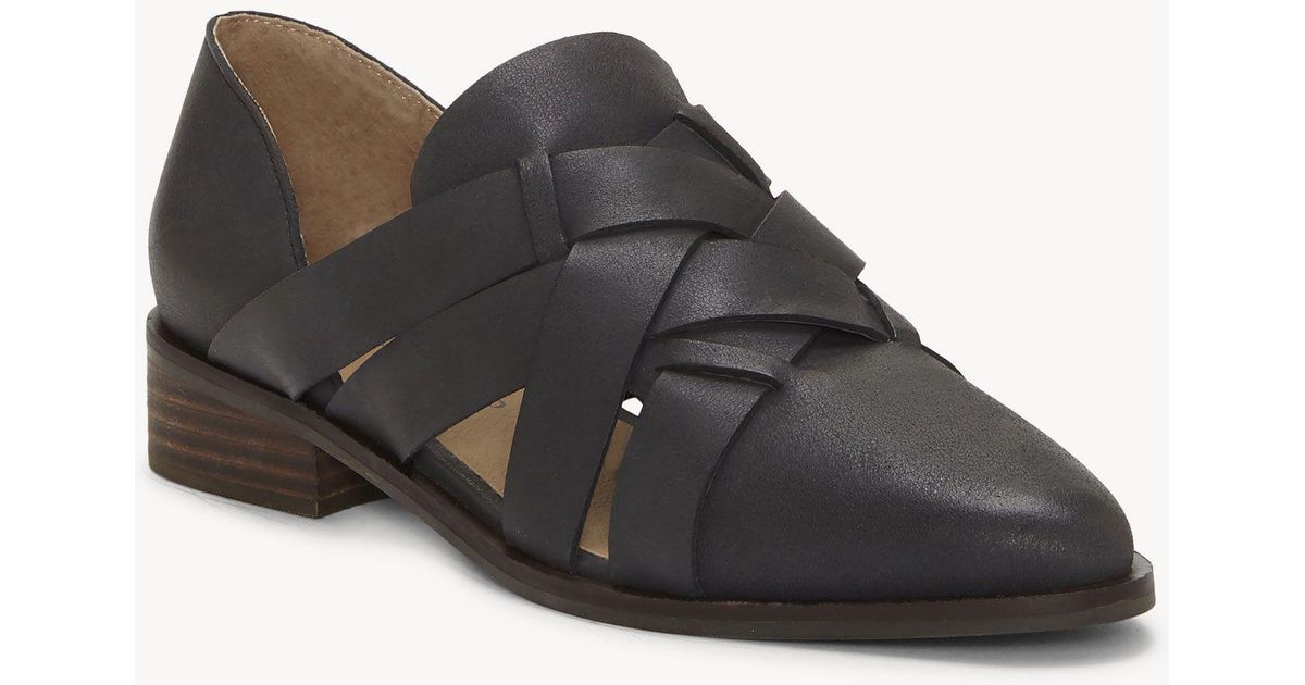 lucky brand brogan loafer black