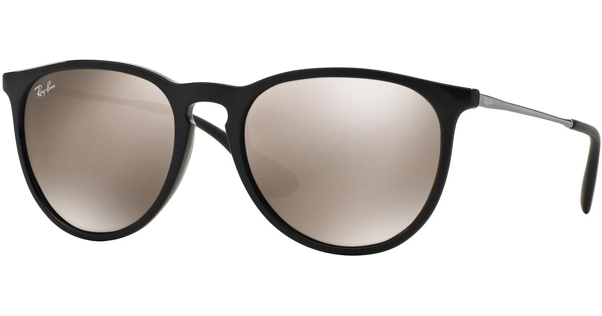 ray ban round mirrored sunglasses