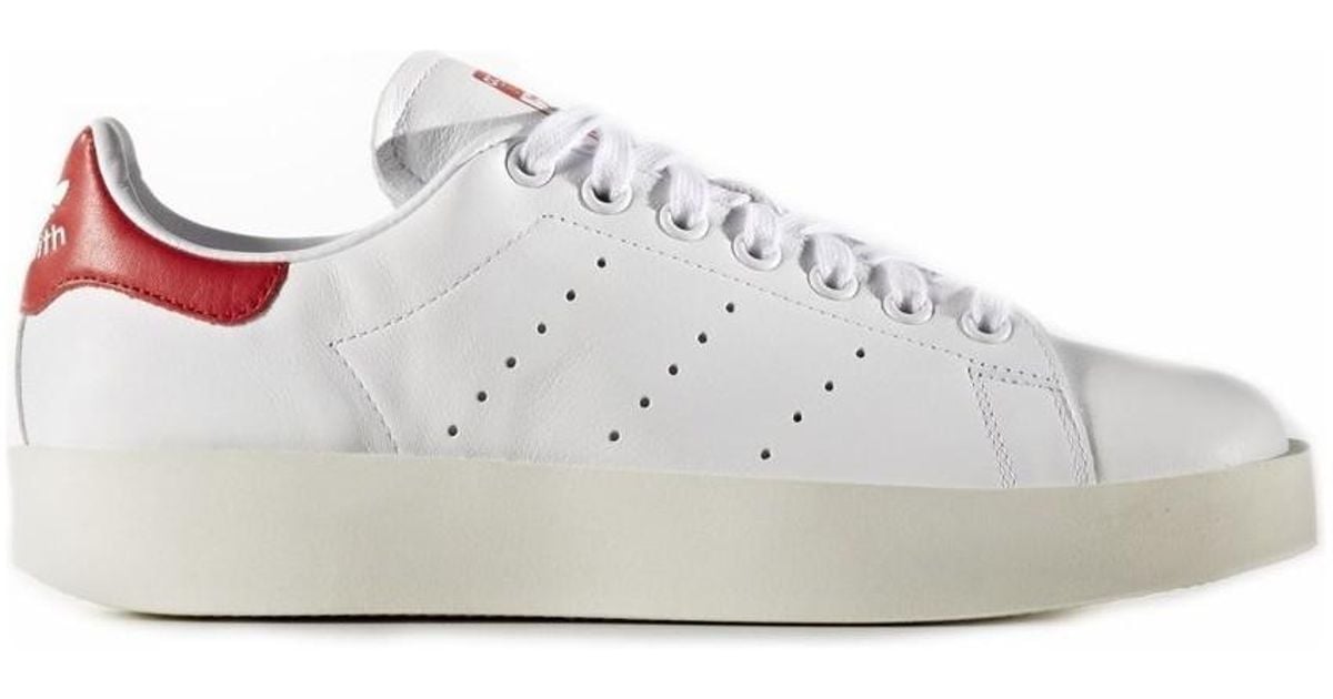 Adidas - Stan Smith Bold W Women's Shoes (trainers) In Red - Lyst Adidas - Stan Smith Bold W Women's Shoes (trainers) In Red - Lyst