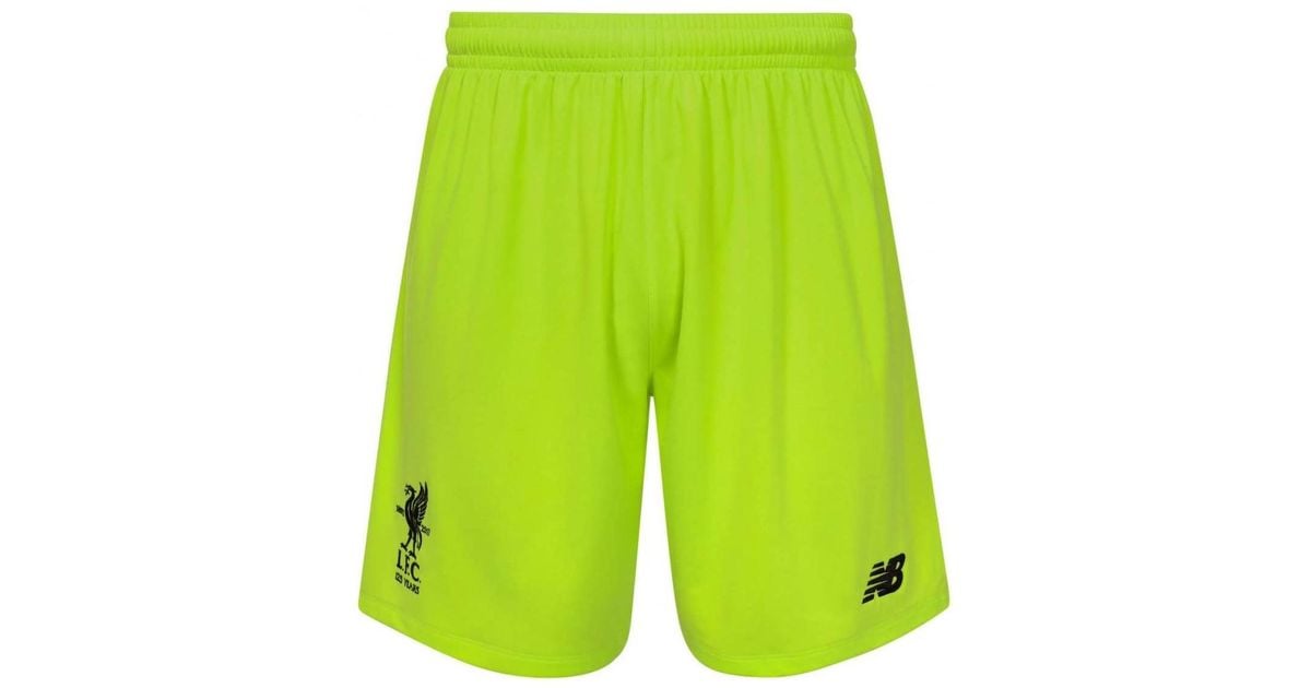 New Balance 2017 2018 Liverpool Third Goalkeeper Shorts Men's Shorts In Green for Men Lyst New Balance 2017 2018 Liverpool Third Goalkeeper Shorts Men's Shorts In Green for Men Lyst