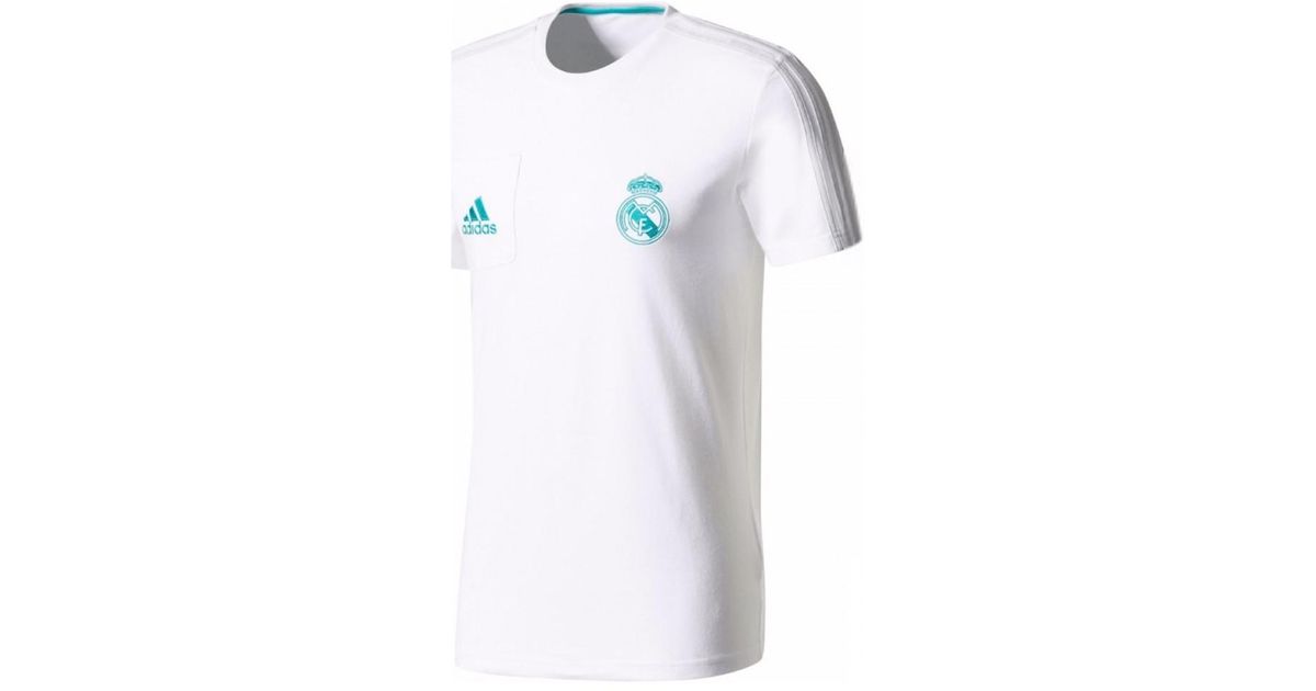 adidas 2017 2018 Real Madrid Training Tee Women's T Shirt In adidas 2017 2018 Real Madrid Training Tee Women's T Shirt In