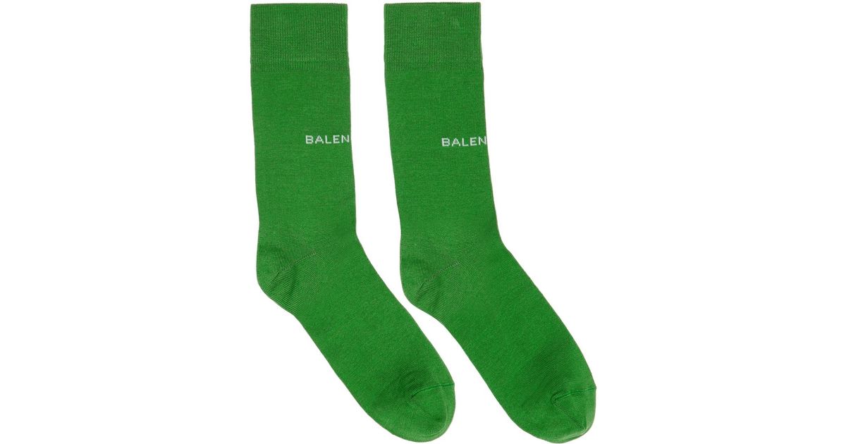 balenciaga sock green