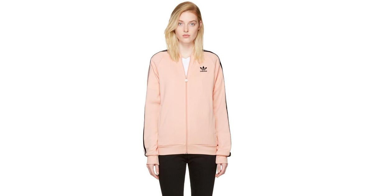 adidas originals superstar track top pink adidas originals superstar track top pink