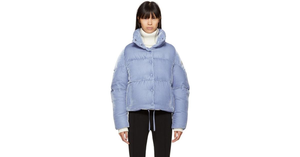 moncler blue velvet down cercis jacket moncler blue velvet down cercis jacket