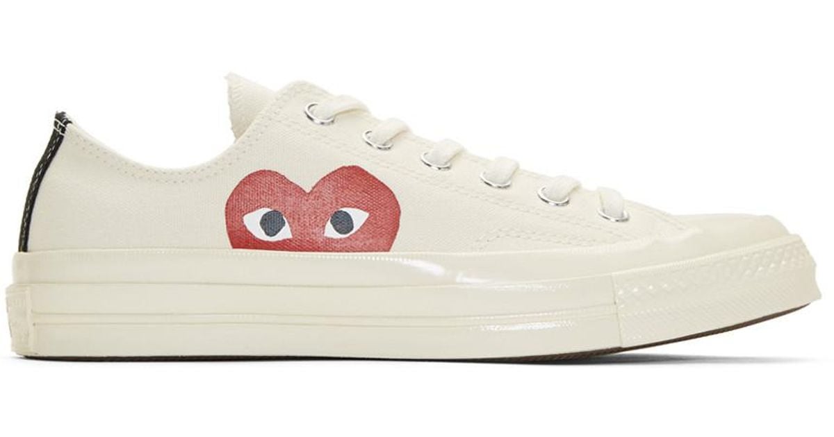 comme des garcons converse off white