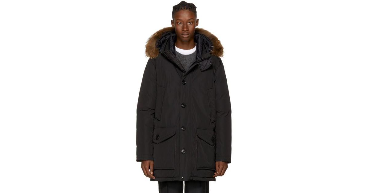 moncler black down river parka moncler black down river parka