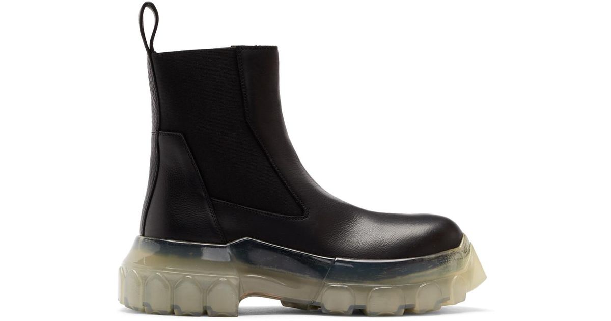 rick owens bozo tractor beetle boots
