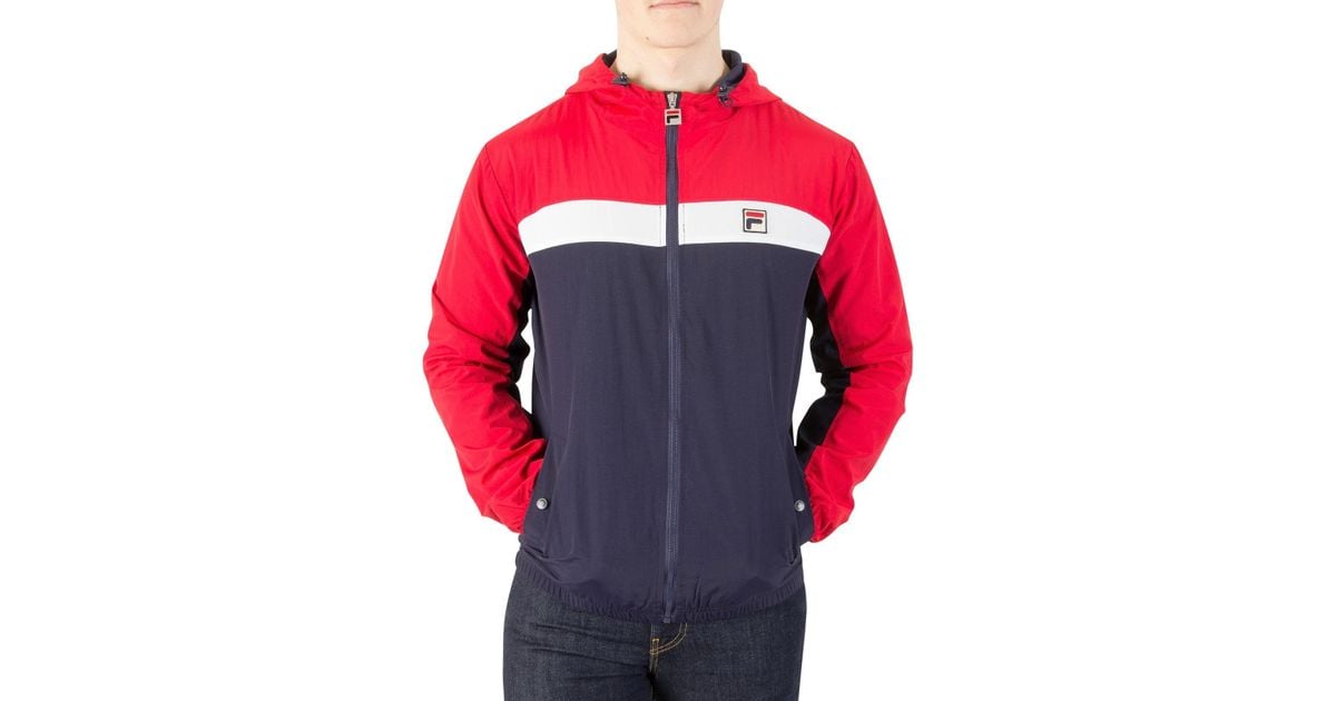 Fila Vintage Multicolor Peacoat Clipper Panelled Jacket for men Fila Vintage Multicolor Peacoat Clipper Panelled Jacket for men