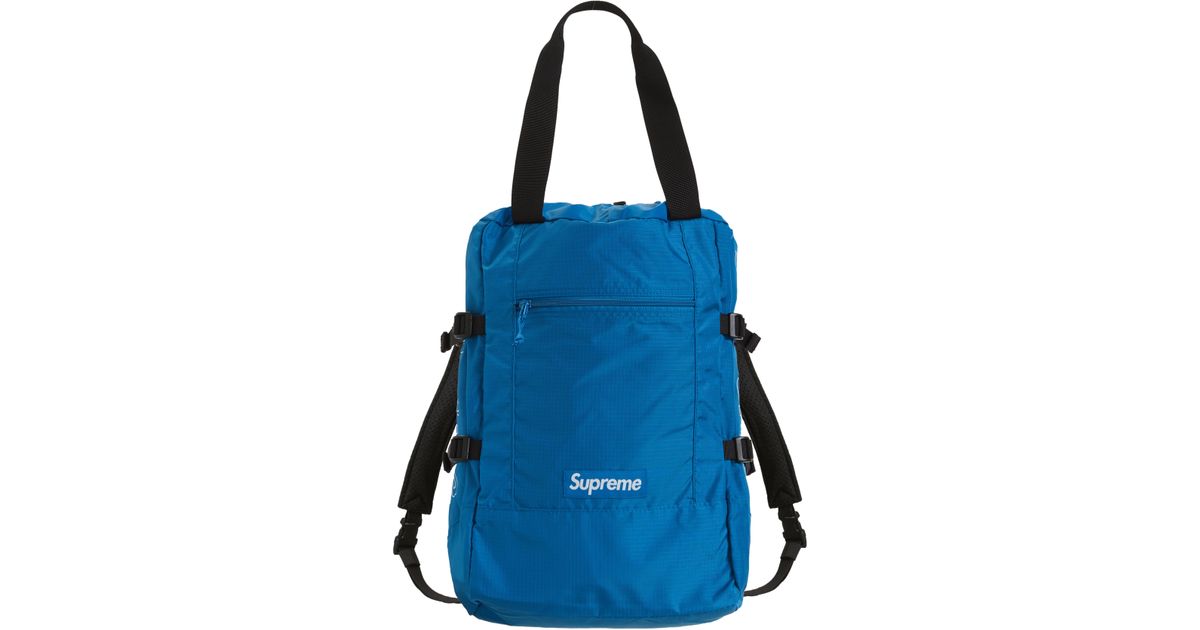 Supreme Tote Backpack Royal in Blue for Men - Lyst