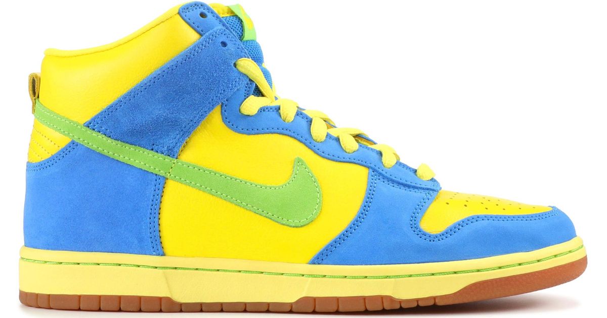Nike Sb Dunk High Marge Simpson in Blue for Men - Lyst