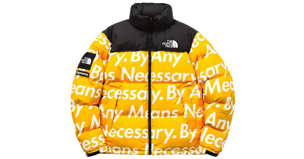 supreme tnf puffer jacket