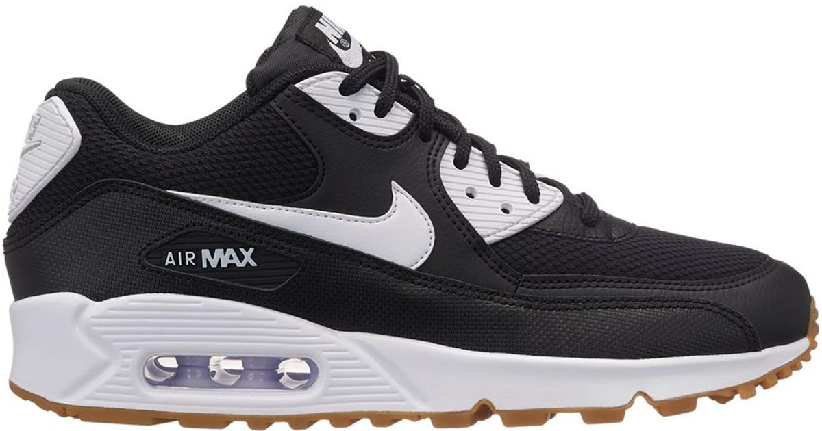 Nike Air Max 90 Black White Gum (w) - Lyst