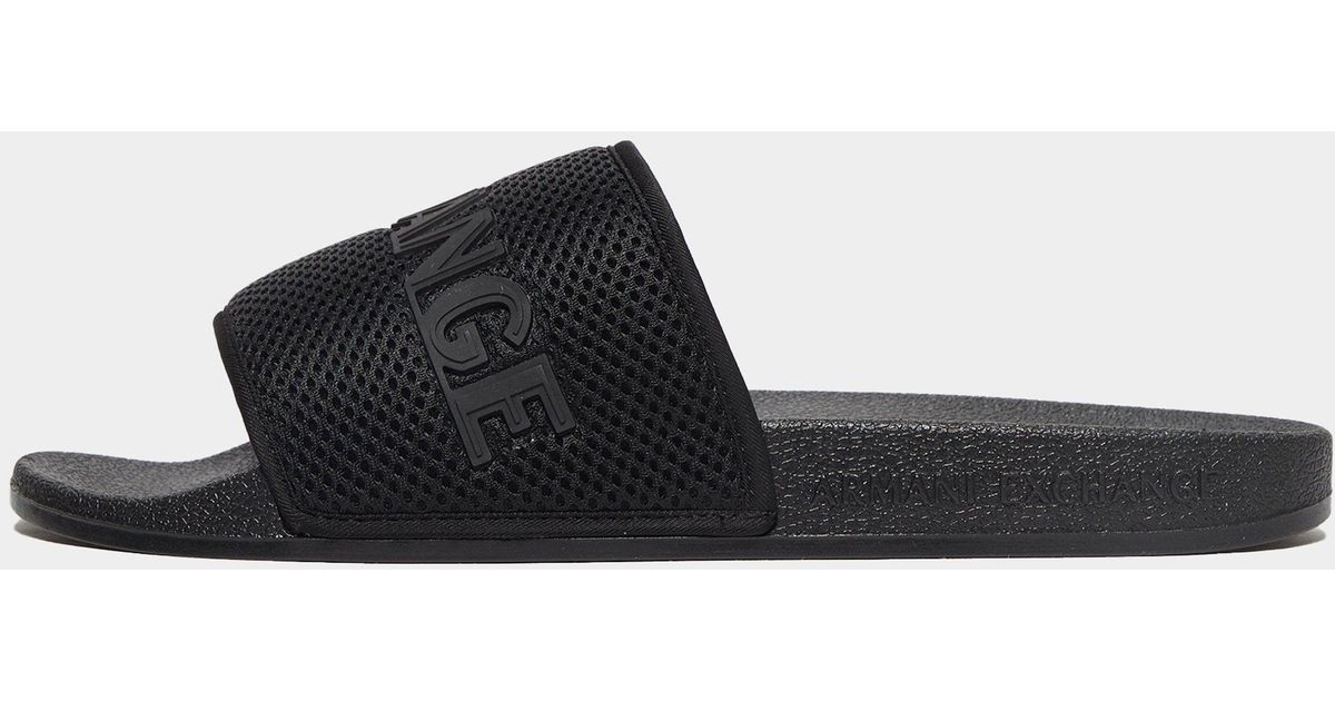 armani exchange slides