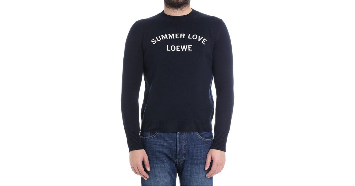 Sweater Love Loewe Bleu Summer Summer Loewe w0OqIvrO