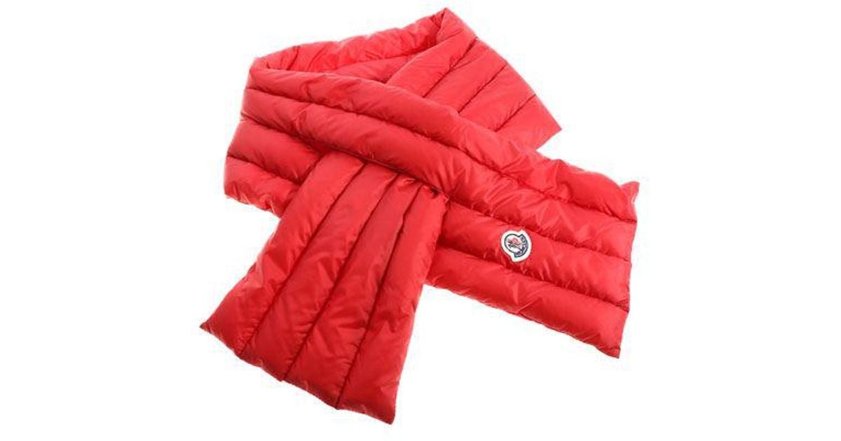 moncler red scarf moncler red scarf