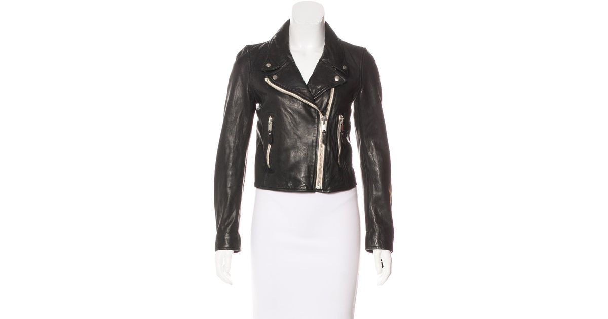 Étoile Isabel Marant Black 2018 Aken Leather Jacket Lyst