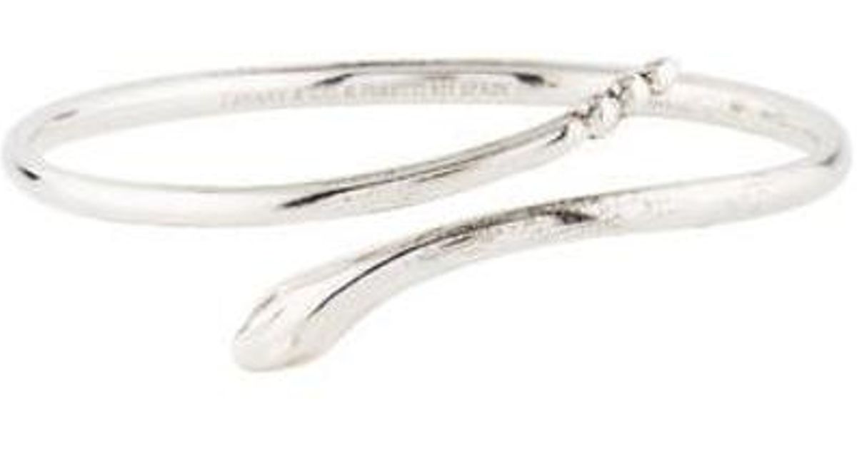 Lyst Tiffany Co Snake Bracelet Silver In Metallic