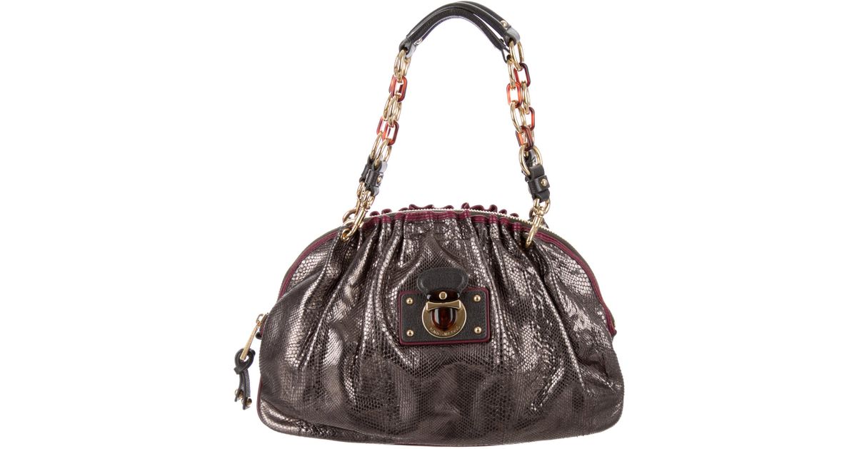 Snakeskin Karlie Jacobs Lyst Bag Metallic Marc In q7SfFEw