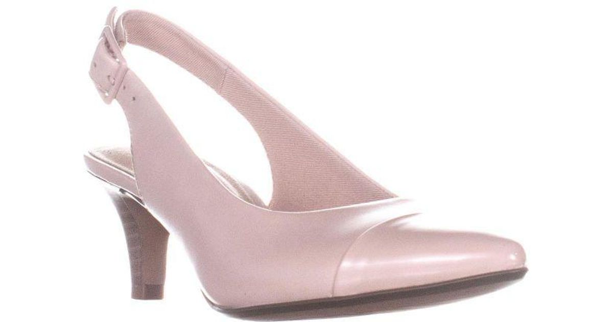 clarks pink pumps