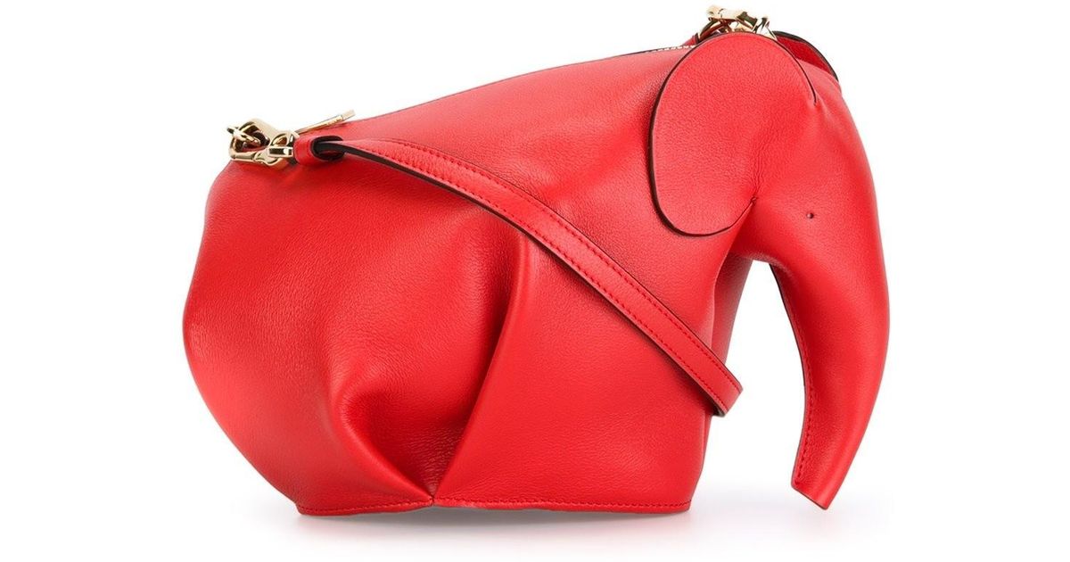 red elephant bag