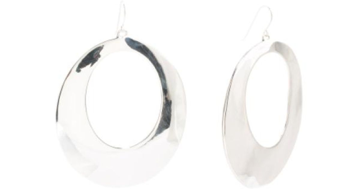 Lyst Tj Ma Made In Israel Sterling Silver Earrings Open Gypsy Lyst Tj Ma Made In Israel Sterling Silver Earrings Open Gypsy Metallic