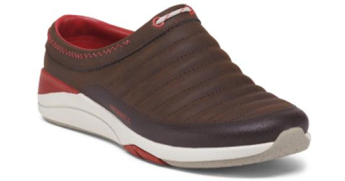 Lyst Tj Maxx Slip On Leather Comfort Sneakers in Brown for Men