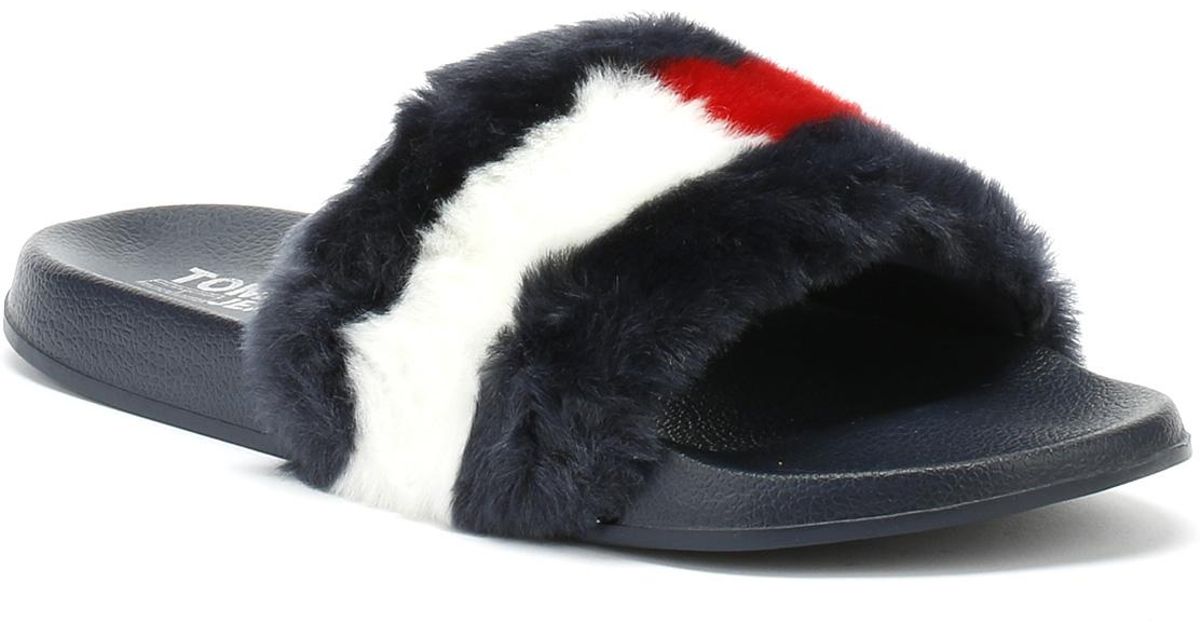 tommy fur slides