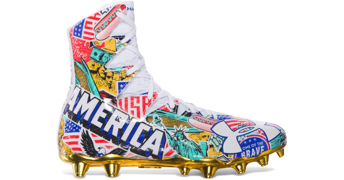 gold ua cleats