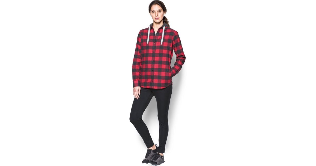 under armour swacket women red