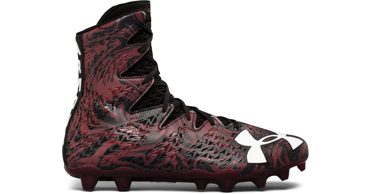 maroon under armour football cleats off 