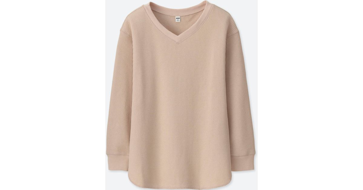 uniqlo waffle top