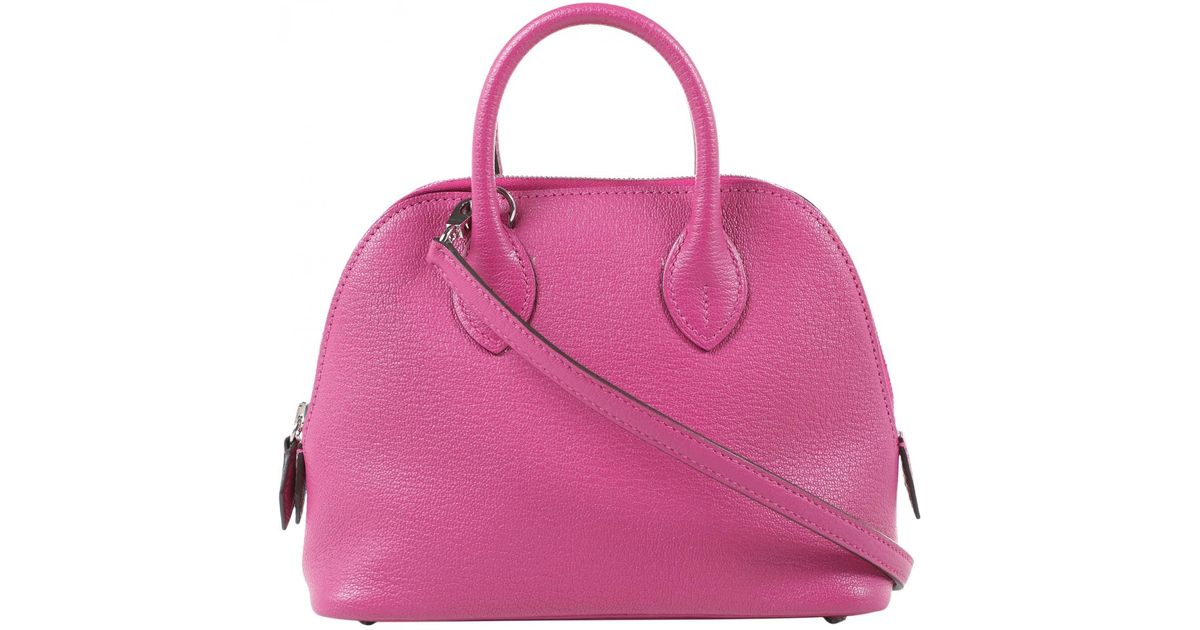 Hermès Birkin Shoulder Pink Leather Handbag in Pink - Lyst