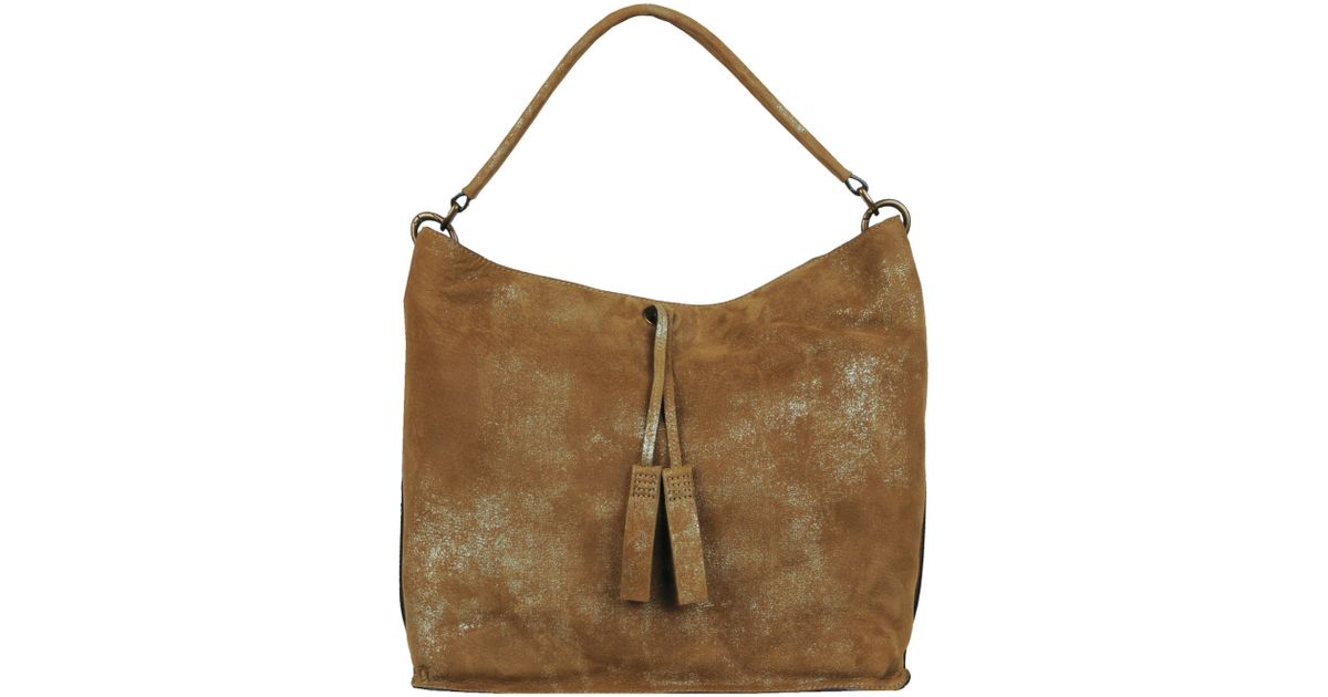 Lyst Wilsons Leather Joelle Hawkens Michele Handmade Large Lyst Wilsons Leather Joelle Hawkens Michele Handmade Large Hobo In Metallic